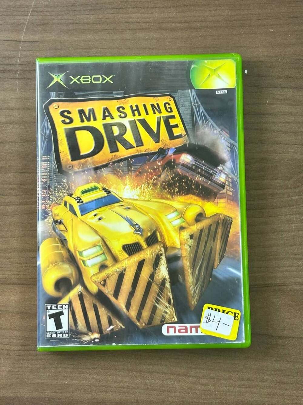 Smashing Drive Microsoft Xbox 2002 NTSC Namco Game Disc Case & Manual